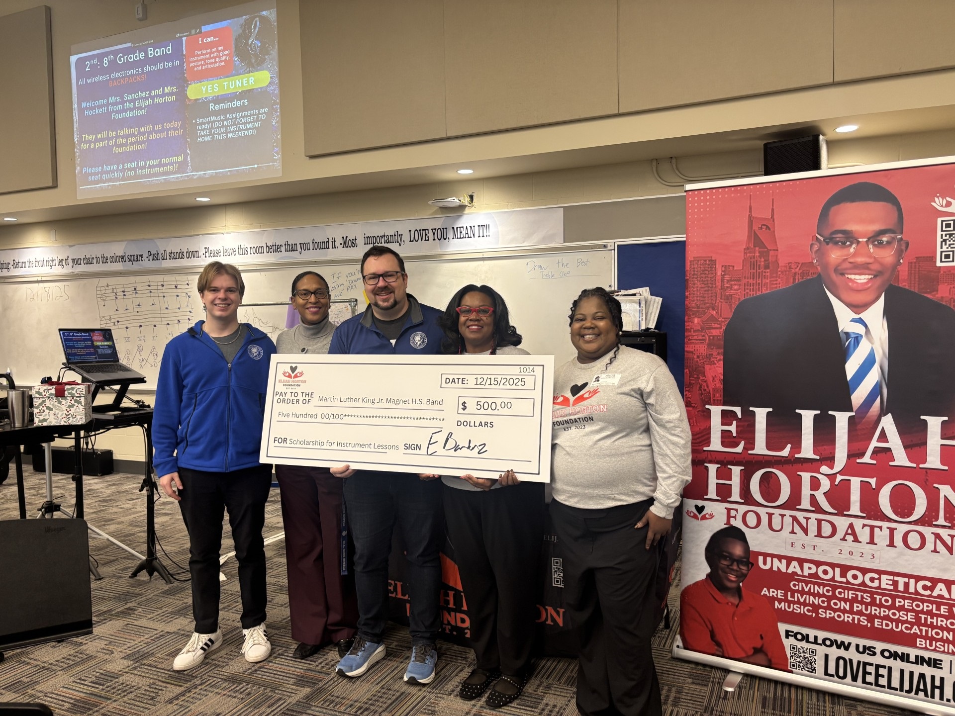 MLK donation – January 2026